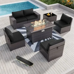 7 Pieces Outdoor Patio Furniture Set