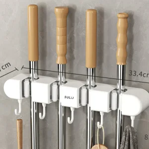 Wall Mounted Multi-Functional Hanger Suction Hanging Pipe Traceless Hooks