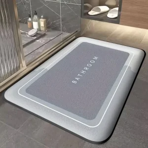 absorbent, dirt-resistant bathroom and kitchen  quick-drying foot mat non-slip