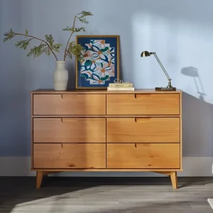 6-Drawer Solid Wood  Cabinet