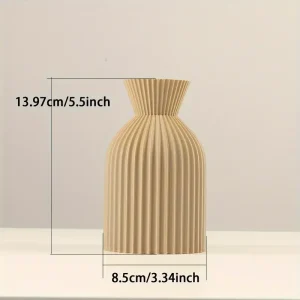 Elegant Plastic Vase - Boho Chic Decorative Centerpiece for Home, Office, and Living Room